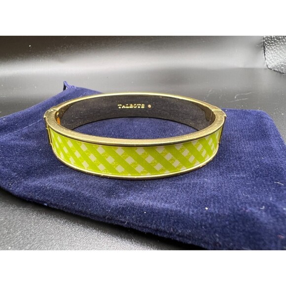 Talbots Gingham Enamel Bangle - Picture 2 of 7